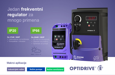 Optidrive E3 - Frekventni regulatori za opštu namenu