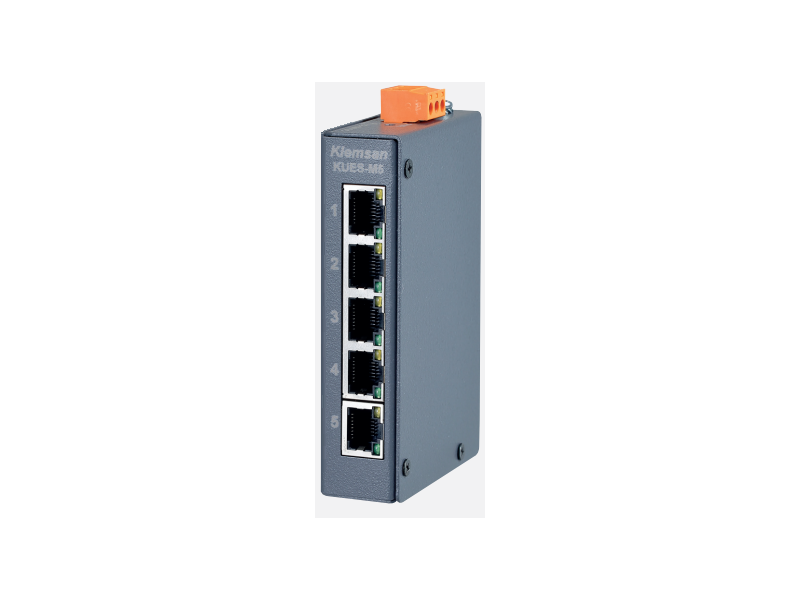 Klemsan Neupravljivi 5 port ethernet switch KUES series, KUES-M5; 608350