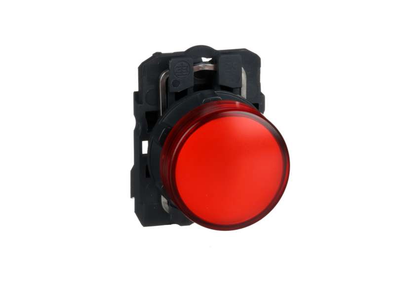 Schneider Electric Crvena kompletna signalna lampica Ø22 ravna sočiva sa integrisanim LED 110…120V;XB5AVG4