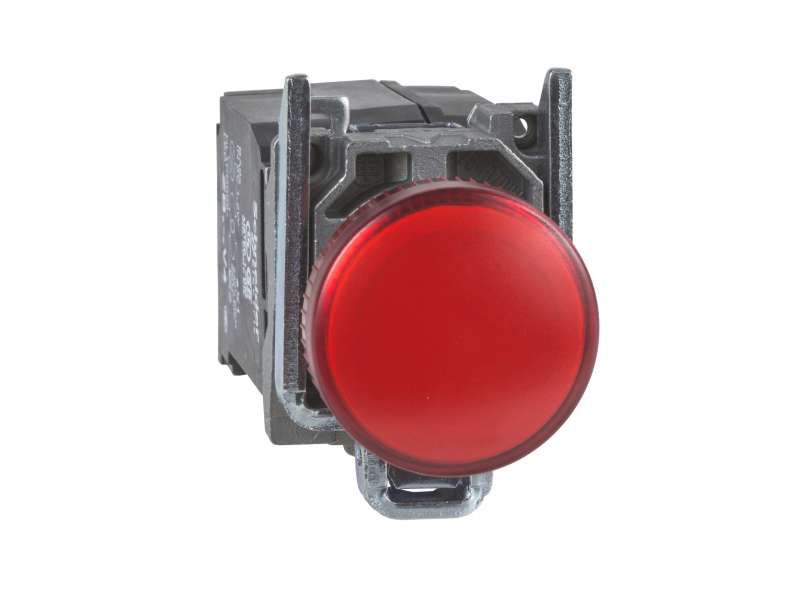 Schneider Electric Crvena kompletna signalna lampica Ø22 ravna sočiva sa integrisanim LED 230..240V;XB4BVM4