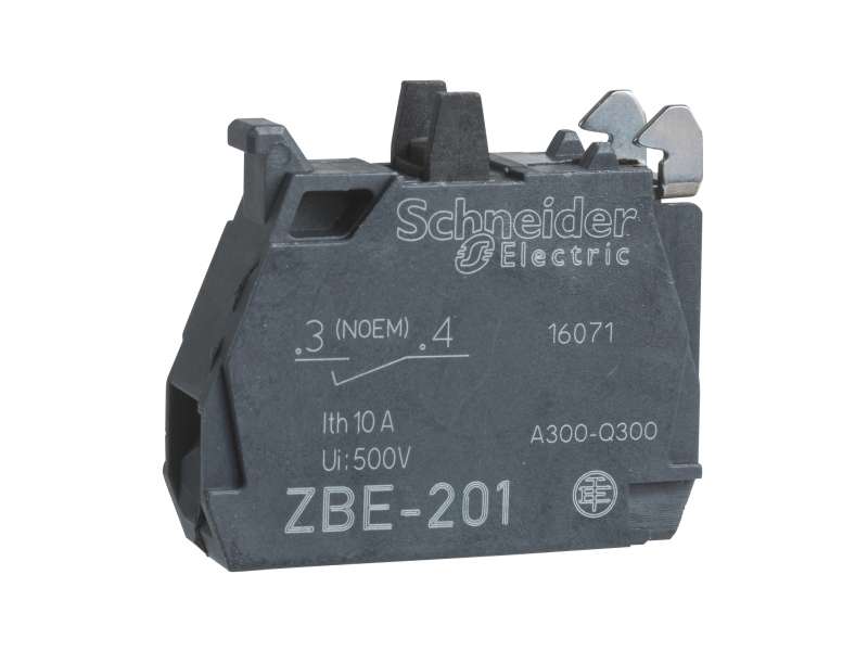 Schneider Electric Jednostruki kontaktni blok za glavu Ø22 1NO prevremeno uključenje - vijčani;ZBE201