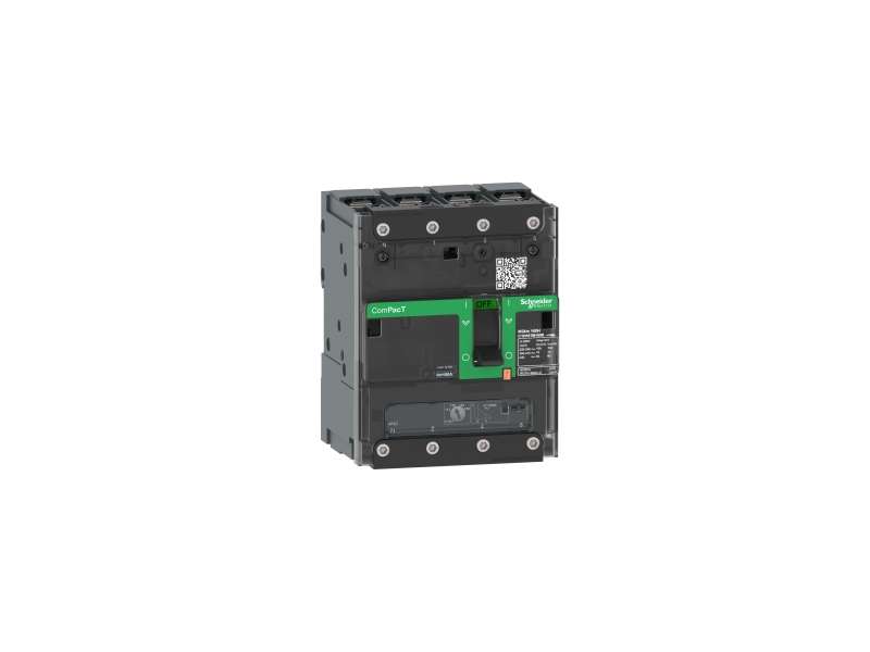 Schneider Electric Prekidač ComPacT NSXm B (25 kA na 415 VAC), 4P 3d, 100 A struja TMD zaštitna jedinica, kompresione stopice i sabirnice;C11B6TM10