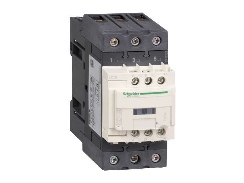 Schneider Electric TeSys D kontaktor - 3P(3 NO) - AC-3 - <= 440 V 50 A - 380 V AC 50/60 Hz kalem ; LC1D50AQ7