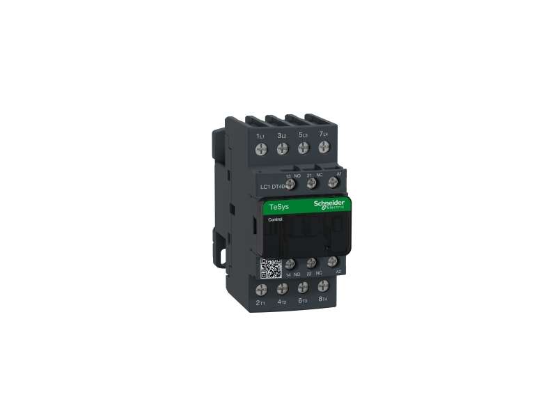 Schneider Electric TeSys D kontaktor - 4P(4 NO) - AC-1 - <= 440 V 40 A - 230 V AC 50/60 Hz kalem; LC1DT40P7