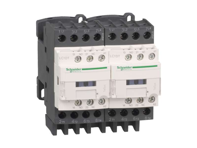 Schneider Electric TeSys D kontaktor za promenu smera - 4P(4 NO) - AC-1 - <= 440 V 20 A - 230 V AC kalem;LC2DT20P7
