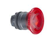  Crvena Ø40 svetleća pečurkasta glava tastera Ø22 zadrška za integrisan LED;ZB5AW743