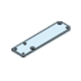 Microsonic Adapter plate for lcs sensors; MW-LCS 1 - slika 1