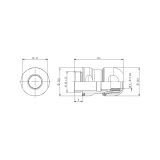 Microsonic Hygienic screw connection; BF-pms/A1 - slika 3