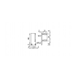 Microsonic Mounting bracket for zws-7/-15/-24 sensors; MW-ZWS 2 - slika 2