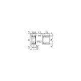 Microsonic Mounting bracket for zws-7/-15/-24 sensors; MW-ZWS 3 - slika 2