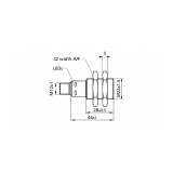 Microsonic Ultrazvučni senzor pico+100/TF/F - slika 3