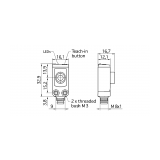 Microsonic Ultrazvučni senzor sks-15/CF/A - slika 3