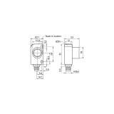 Microsonic Ultrazvučni senzor zws-25/CE/QS - slika 3